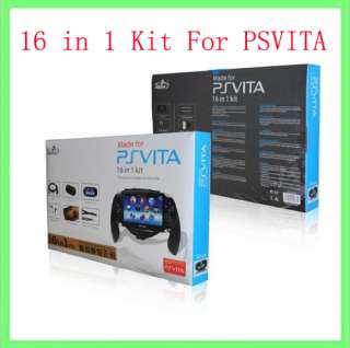16in1 Accessory Pack Kit For Playstation PS VITA PSVITA Grip Bag 