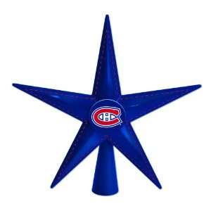  9.5 NHL Montreal Canadiens Metal 5 Point Star Christmas 