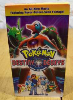 POKEMON Destiny Deoxys THE MOVIE VHS VIDEO 786936268966  