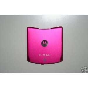  Motorola V3 Razr Razor Magenta Pink Door Back Cover 