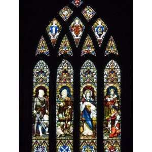 Stained Glass Windows, Dunfermline Abbey, Dunfermline, Fife, Scotland 