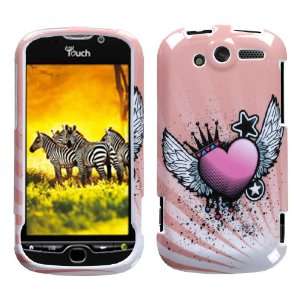  Crowned Heart Phone Protector Cover for HTC myTouch 4G 
