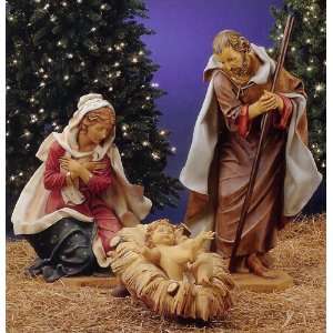    Holy Family with Manger 4 Piece Nativity Set #51302