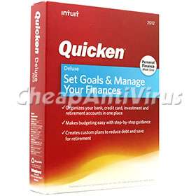 Intuit Quicken Deluxe 2012 (Brand New Sealed Retail Box)  