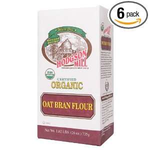 Hodgson Mill Organic Oat Bran Flour, 26 Ounce (Pack of 6)  