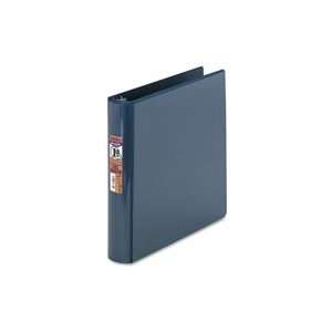  Insertable Angle D Binder, 1 1/2 Capacity, Dark Blue: Office Products