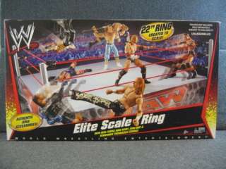 WWE ELITE SCALE RING Mattel 2010 WWF Wrestling MIB NEW  