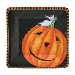    Halloween Harry 7 inch Square Paper Plate: Kitchen & Dining