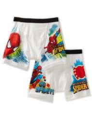 Fruit of the Loom Boys 2 7 2 Pack Spiderman Extended Leg Briefs Prints
