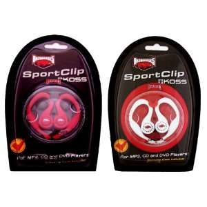   SportClip Headphones with Wind Up Storage Case: Sports & Outdoors