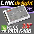   064MS 2.5″ 64GB PATA BCH MLC IDE44 SSD Solid Drive Disk + Cable