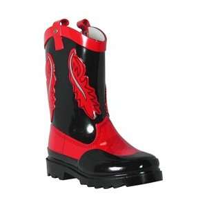  Western Chief Kids Cowboy Rain Boots   Red: Baby