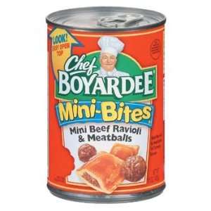 Chef Boyardee Mini Bites Beef Ravioli & Meatballs 15 oz  