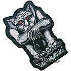 Gothic Gargoyle Biker Embroidered Iron on Patch Badge
