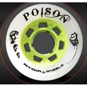   44mm Color Ghost Green Roller Derby Speed Skating Replacement Wheels