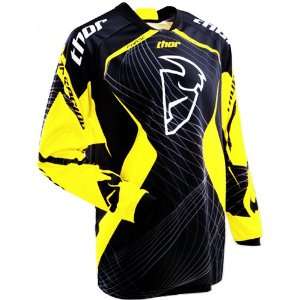 Thor MX Phase Spiral Youth Boys Dirt Bike Motorcycle Jersey   Yellow 
