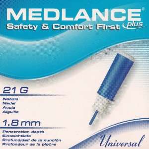  MEDLANCE Plus Universal Lancet (21 G, 1.8 mm) Health 