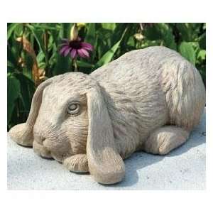   Bunny Rabbit Garden Sculpture Home Statue Hare Patio, Lawn & Garden