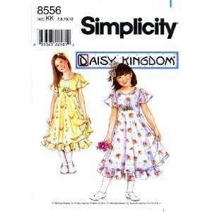  Simplicity 8556 Sewing Pattern Girls Dress & Slip Size 7 