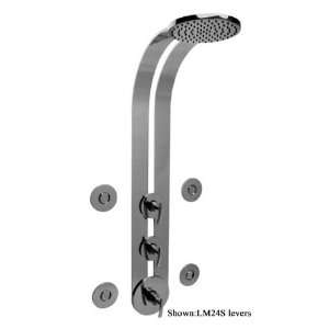   Thermostatic Ski Shower Set w Body Sprays Rough Trim Polished Chrome