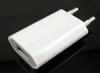 EU USB Wall Charger+data cable+Headphone iPhone 3G 4G  
