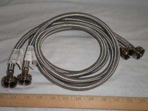 Woven Stainless Steel 60 Water Supply Line Hoses  