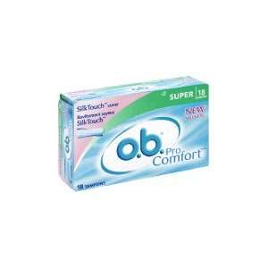  O.B. TAMPONS PROCOMFORT SUPER Size 18 Health & Personal 