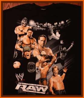 WWE Raw Wrestling John Cena Logo T Shirt L  