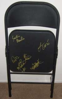 WWE Raw Superstars Signed FS Steel Chair PROOF Maria  