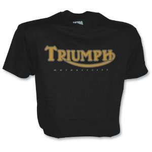  Metro Racing Triumph T Shirt, Black, Size Lg T106L K 