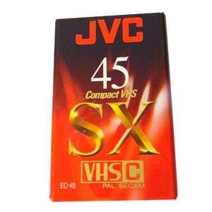  1 JVC VHS C SX45 Tape