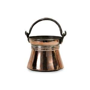  Antique Copper Container Bucket Accent Arts, Crafts 