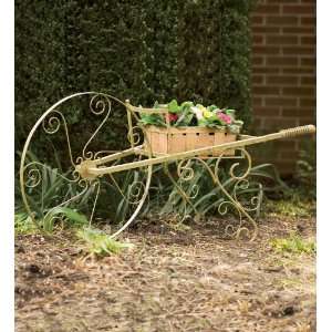  Whimsical Wheelbarrow Planter Holder Patio, Lawn & Garden