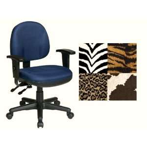  Work Smart Palomino Animal Print Fabric Office Task Chairs 